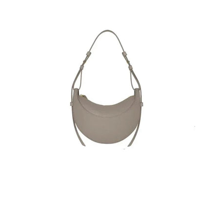 Sac Cuir Vintage Italien Gris - Louise Vintage