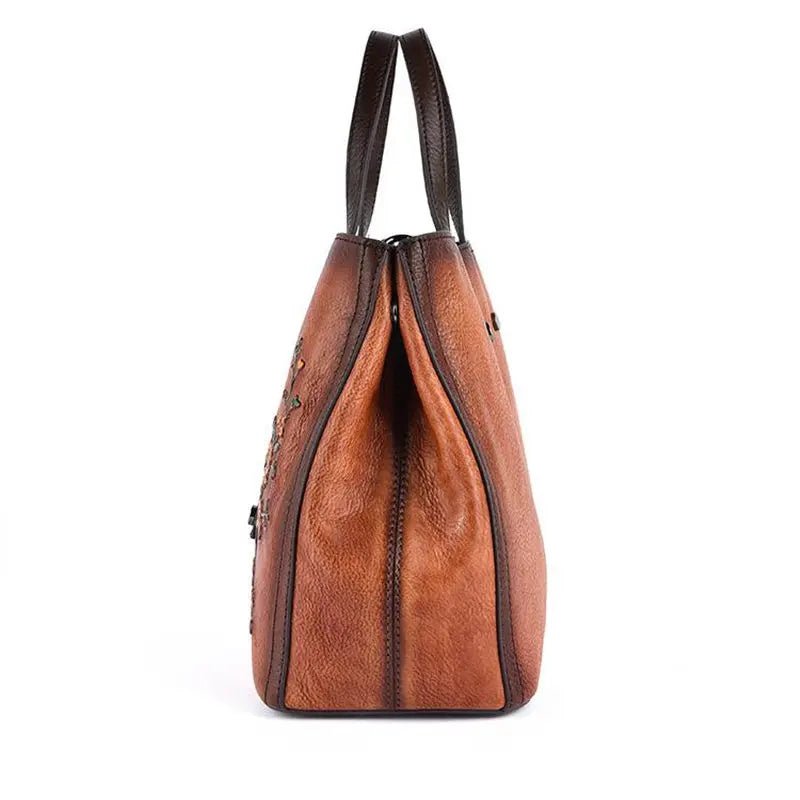 Sac de Cours Vintage Femme Foncé - Louise Vintage