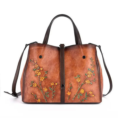 Sac de Cours Vintage Femme Foncé - Louise Vintage