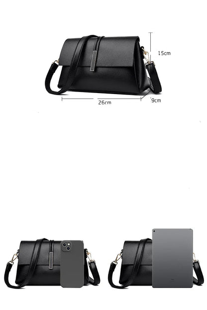 Sac Femme Cuir Vintage Noir - Louise Vintage