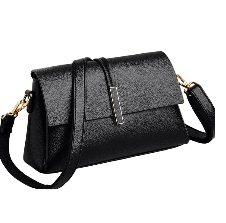 Sac Femme Cuir Vintage Noir - Louise Vintage