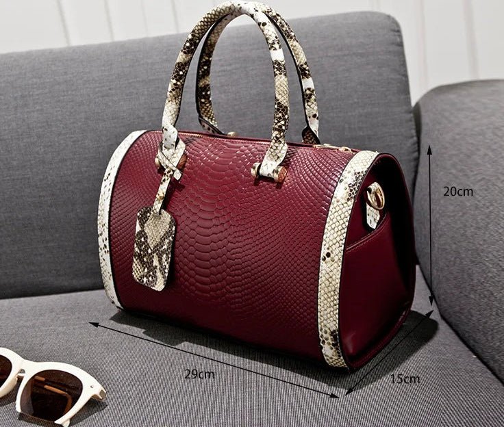 Sac Serpent Vintage Rouge - Louise Vintage
