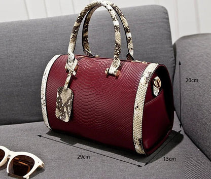 Sac Serpent Vintage Rouge - Louise Vintage