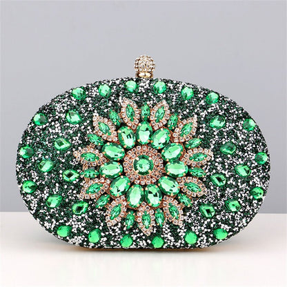 Sac Soirée Pochette Vintage Vert - Louise Vintage