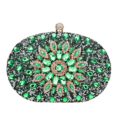 Sac Soirée Pochette Vintage Vert - Louise Vintage