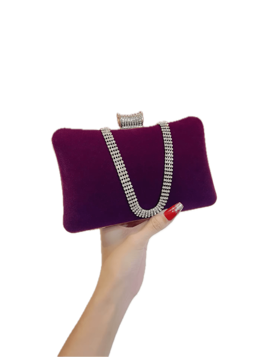 Sac Vintage Années 20 Violet - Louise Vintage