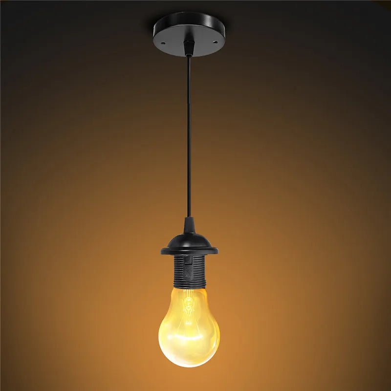 Suspension Rétro Vintage Noir Brillant - Louise Vintage