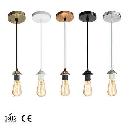 Suspension Rétro Vintage Noir Brillant - Louise Vintage