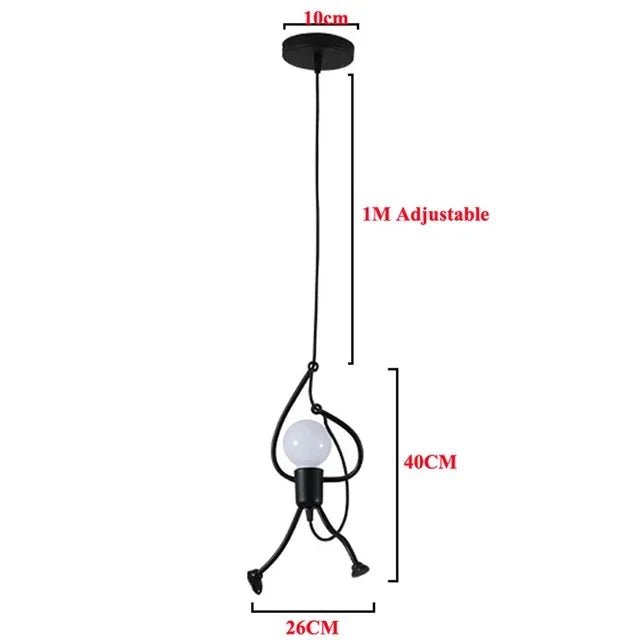 Suspension Vintage Bonhomme - Louise Vintage