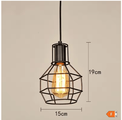 Suspension Vintage Grille Rouille - Louise Vintage