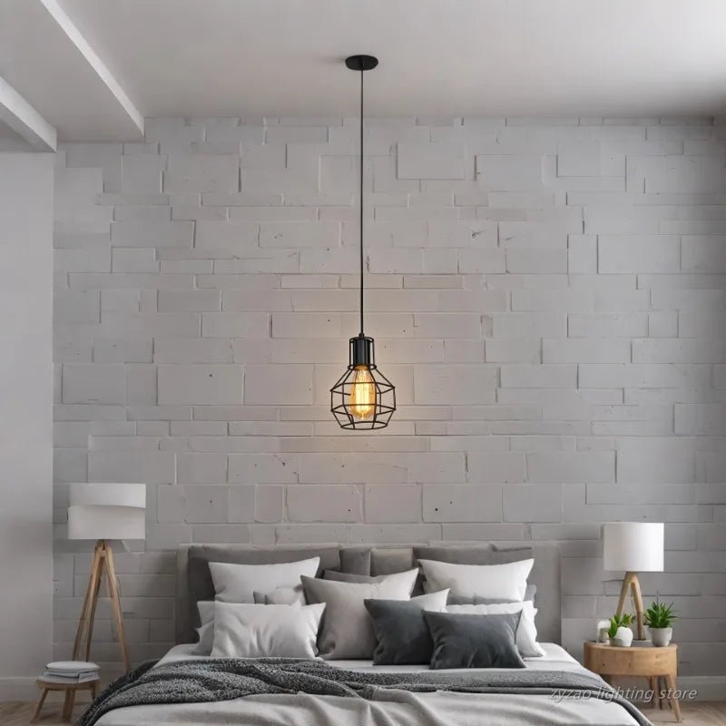 Suspension Vintage Grille Rouille - Louise Vintage