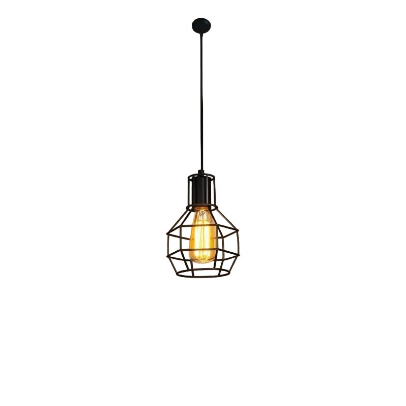 Suspension Vintage Grille Rouille - Louise Vintage