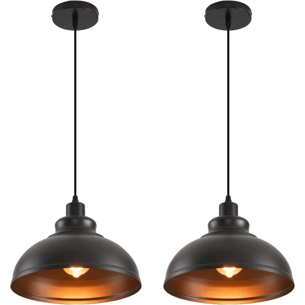 Suspension Vintage Métal Noir - Louise Vintage
