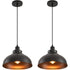 Suspension Vintage Métal Noir - Louise Vintage