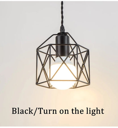 Suspension Vintage Simple Noir - Louise Vintage
