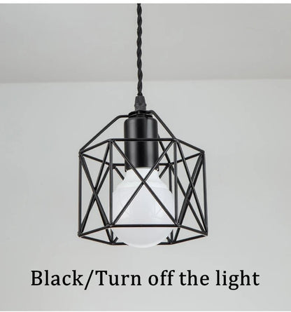 Suspension Vintage Simple Noir - Louise Vintage