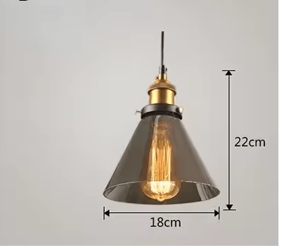 Suspension Vintage Verre Style - Louise Vintage