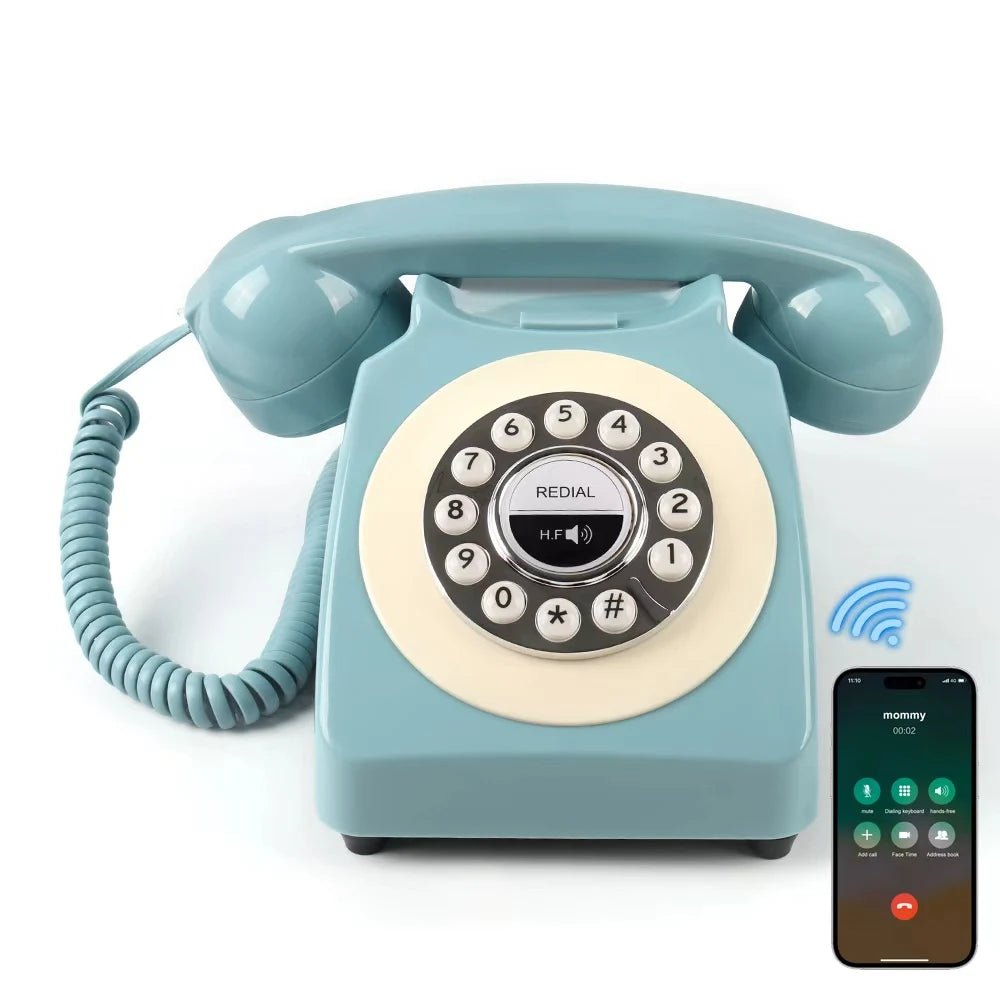 Téléphone filaire Vintage Beige - Louise Vintage