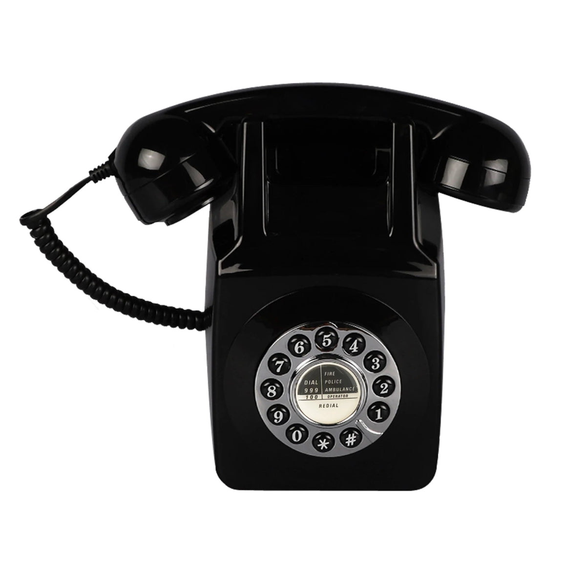 Téléphone Fixe Vintage Compatible Box Noir - Louise Vintage