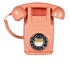 Téléphone Fixe Vintage Compatible Box Rose - Louise Vintage