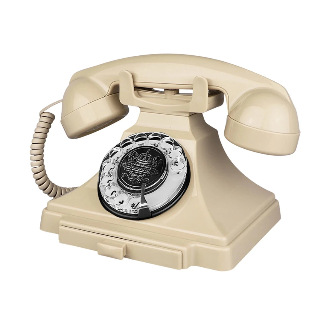 Téléphone Vintage Luxe Blanc - Louise Vintage