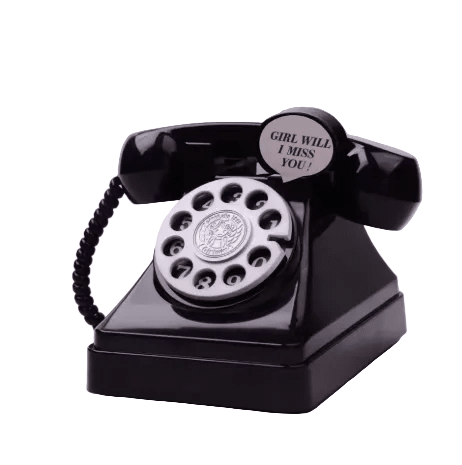 Téléphone Vintage Luxe Bordeaux - Louise Vintage
