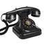 Téléphone Vintage Mains Libres Noir - Louise Vintage