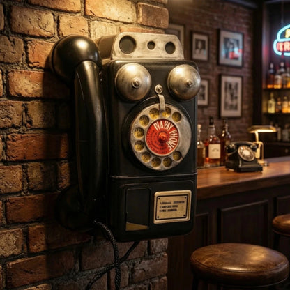 Téléphone Vintage Mural Beige - Louise Vintage