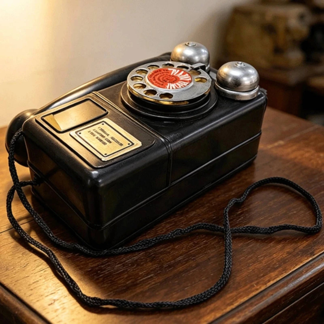 Téléphone Vintage Mural Beige - Louise Vintage