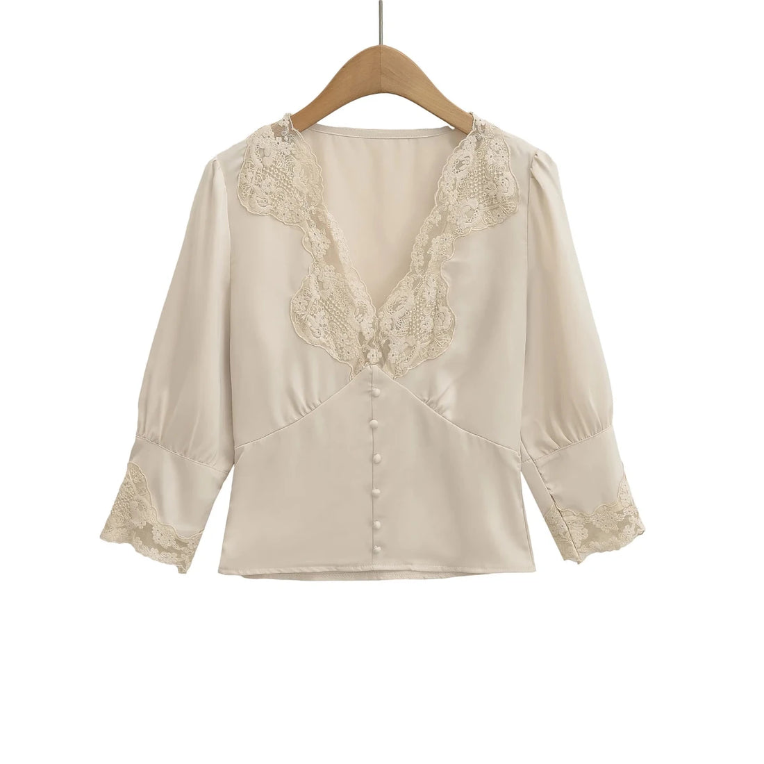 Top Vintage Années 30 Beige - Louise Vintage