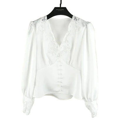 Top Vintage Années 30 Blanc - Louise Vintage