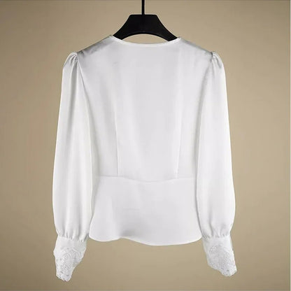 Top Vintage Années 30 Blanc - Louise Vintage