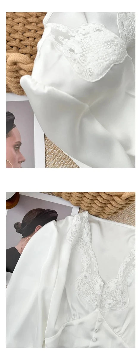 Top Vintage Années 30 Blanc - Louise Vintage