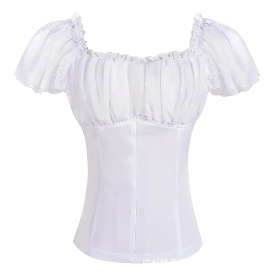 Top Vintage Années 50 Blanc - Louise Vintage