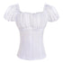 Top Vintage Années 50 Blanc - Louise Vintage