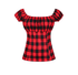 Top Vintage Années 50 Rouge - Louise Vintage