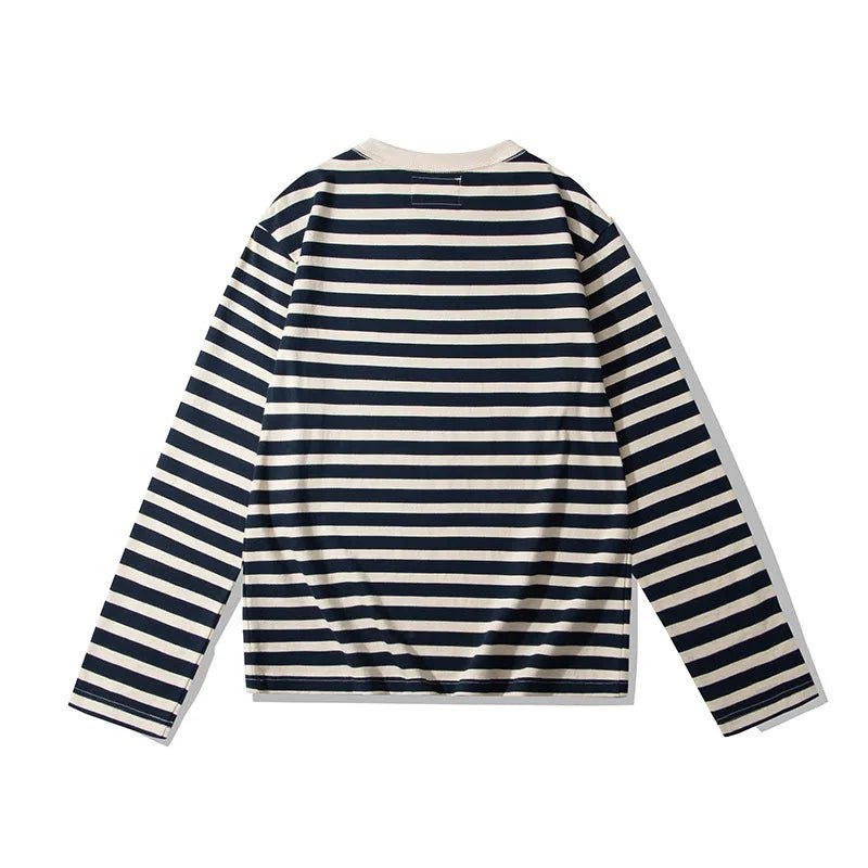 Top Vintage Bleu et Blanc Rayé - Louise Vintage