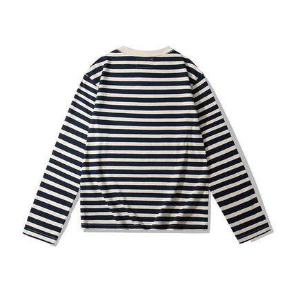 Top Vintage Bleu et Blanc Rayé - Louise Vintage