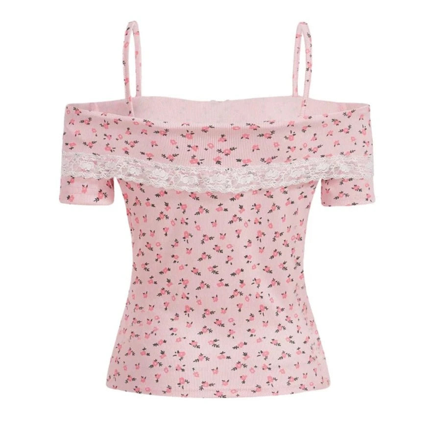 Top Vintage Femme Fleurs - Louise Vintage