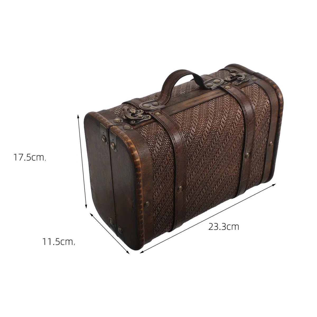 Valise Vintage Déco Croco - Louise Vintage