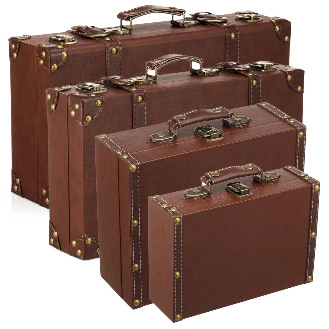 Valise Vintage Déco Marron - Louise Vintage
