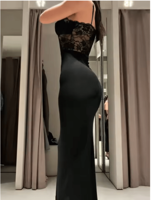 Vintage Robe Année 40 Noire - Louise Vintage