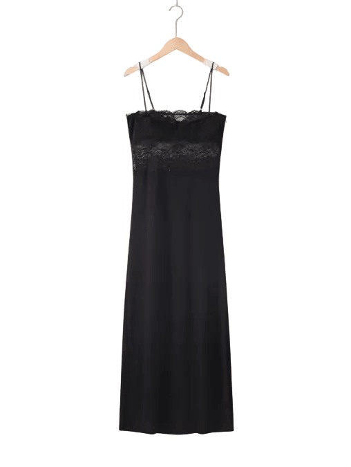 Vintage Robe Année 40 Noire - Louise Vintage