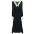 Vintage Robe Out - fit Années 40 Noir - Louise Vintage