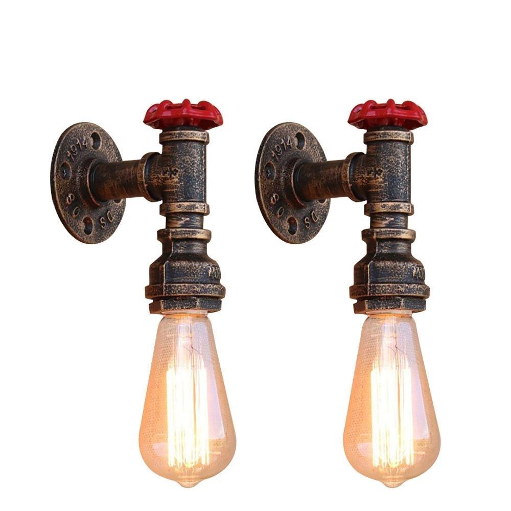 2x Appliques Murales Industrielles Atelier - Louise Vintage