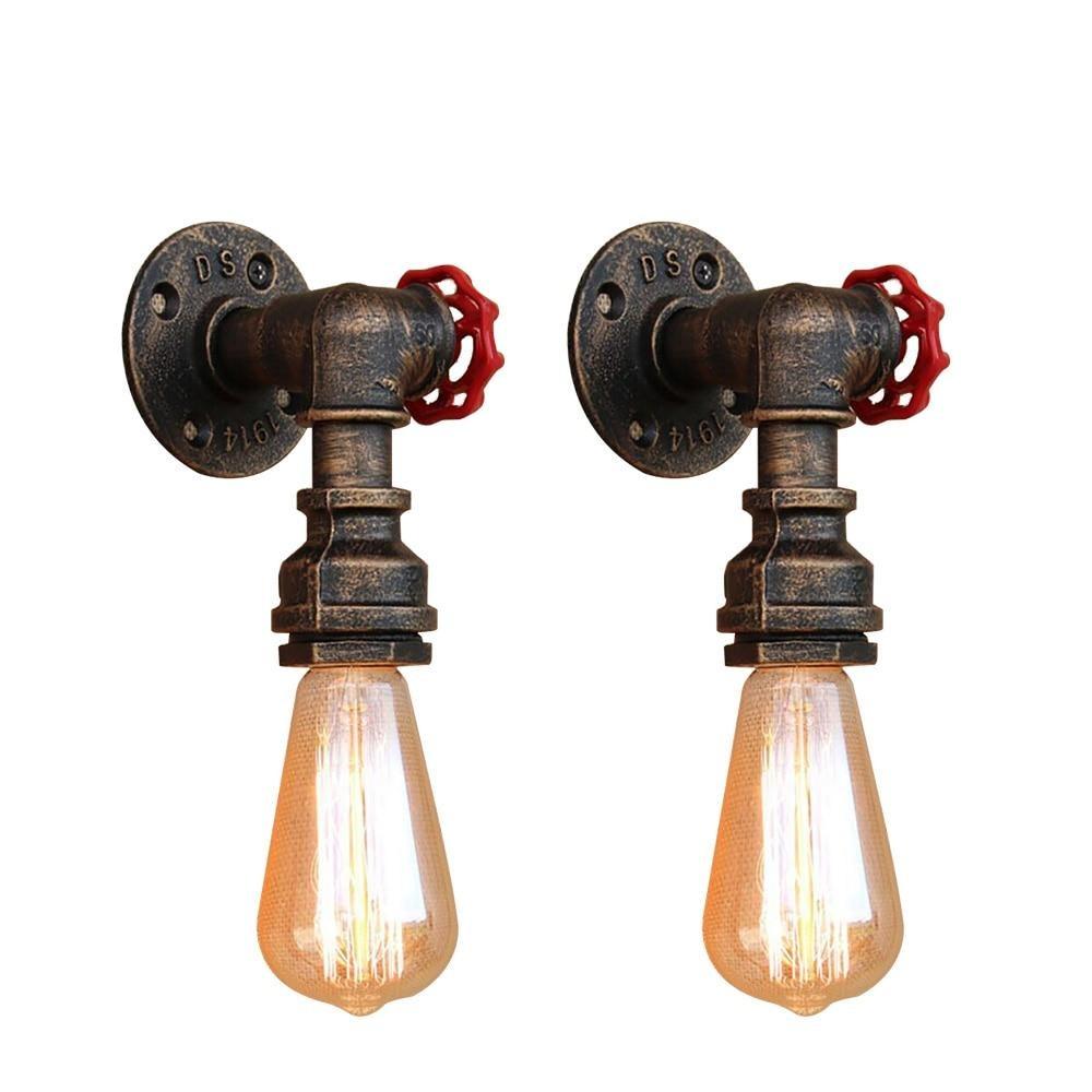 2x Appliques Murales Industrielles Loft - Louise Vintage