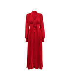Robe Vintage Années 40 Taille Haute Rouge