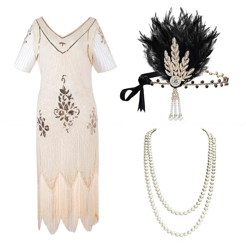 Robe Années 20 Charleston  Robe Gatsby - Louise Vintage – tagged