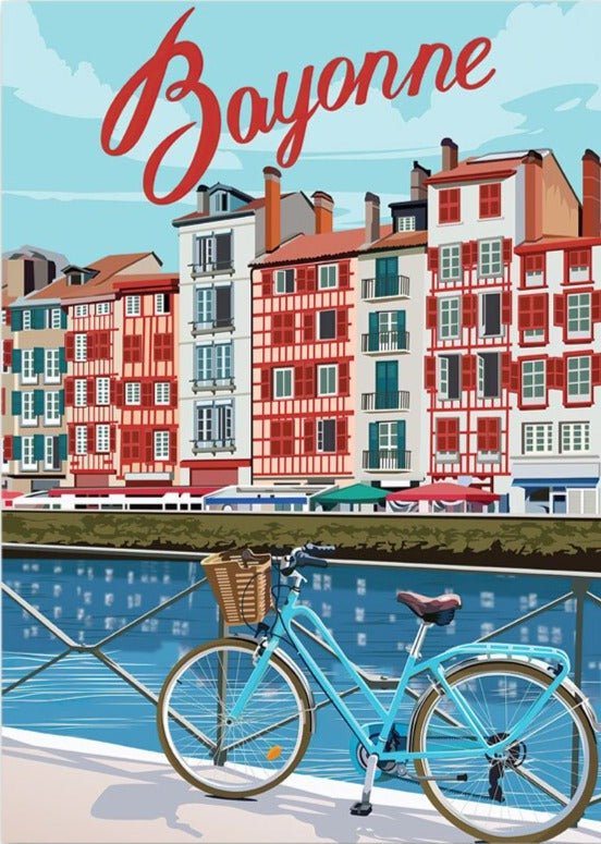 Affiche Bayonne Vintage - Louise Vintage