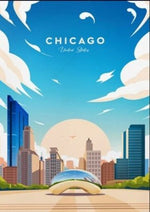 Affiche Chicago Vintage - Louise Vintage